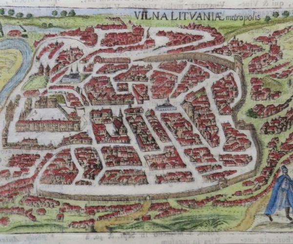 Lithuania, Vilnius; "VILNA LITVANIAE metropolis" (sold)