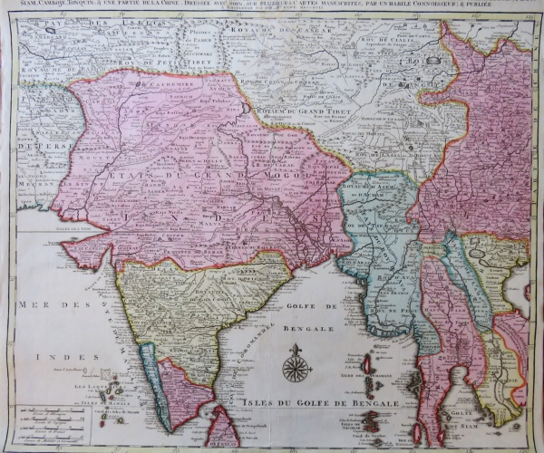 Southeast-Asia; "Partie de la Nouvelle Grande Carte des Indes Orientales (..)" (sold)